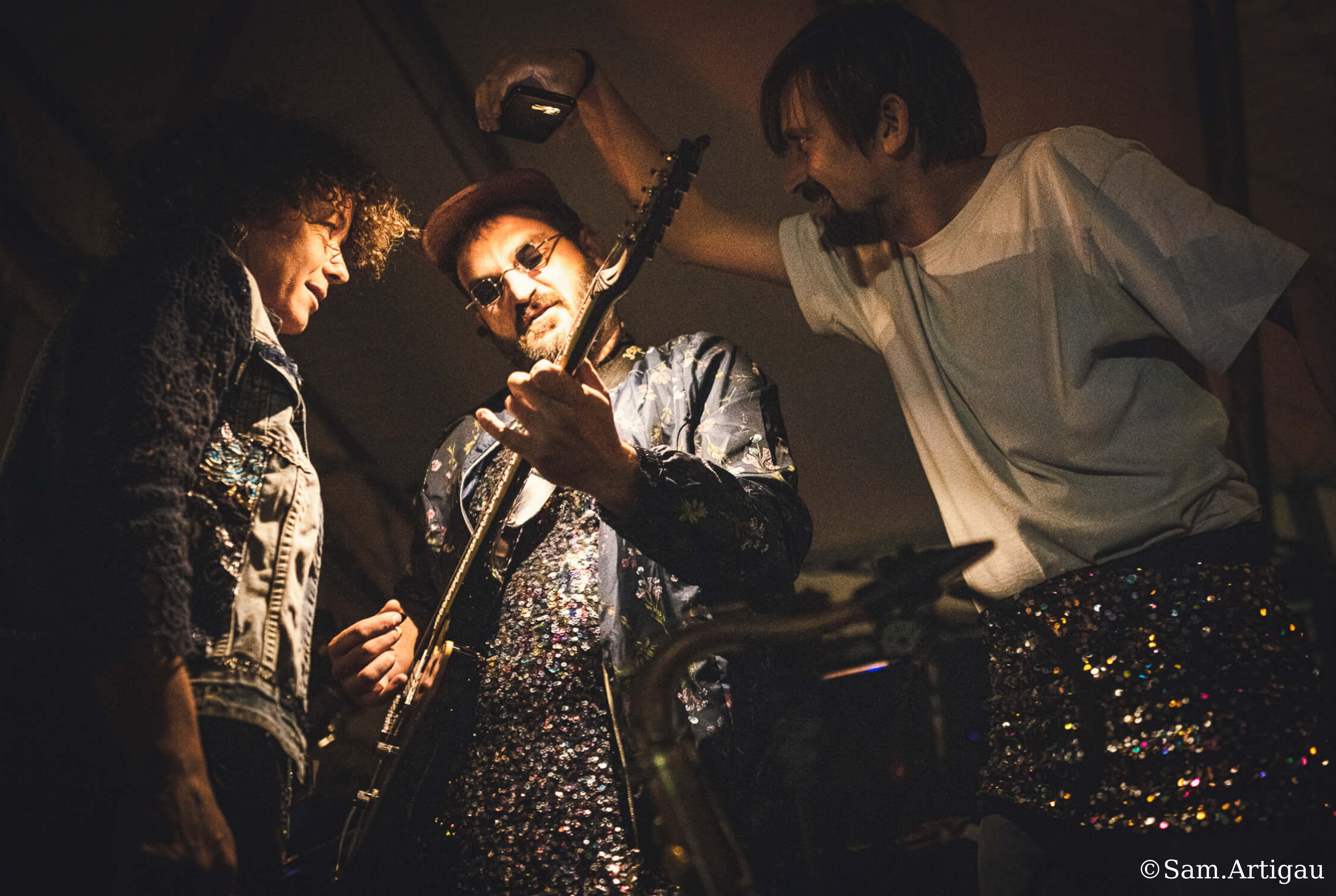 Los Déglingados en concert